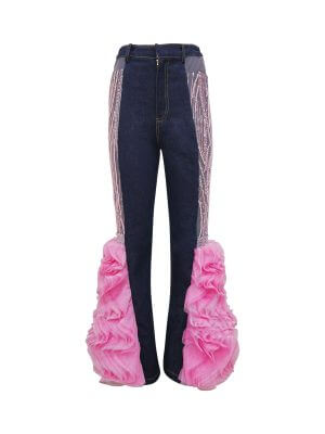 2madison Avenue Timeless Pieces Denim Lydia Pant In Pink Lace (Copy)
