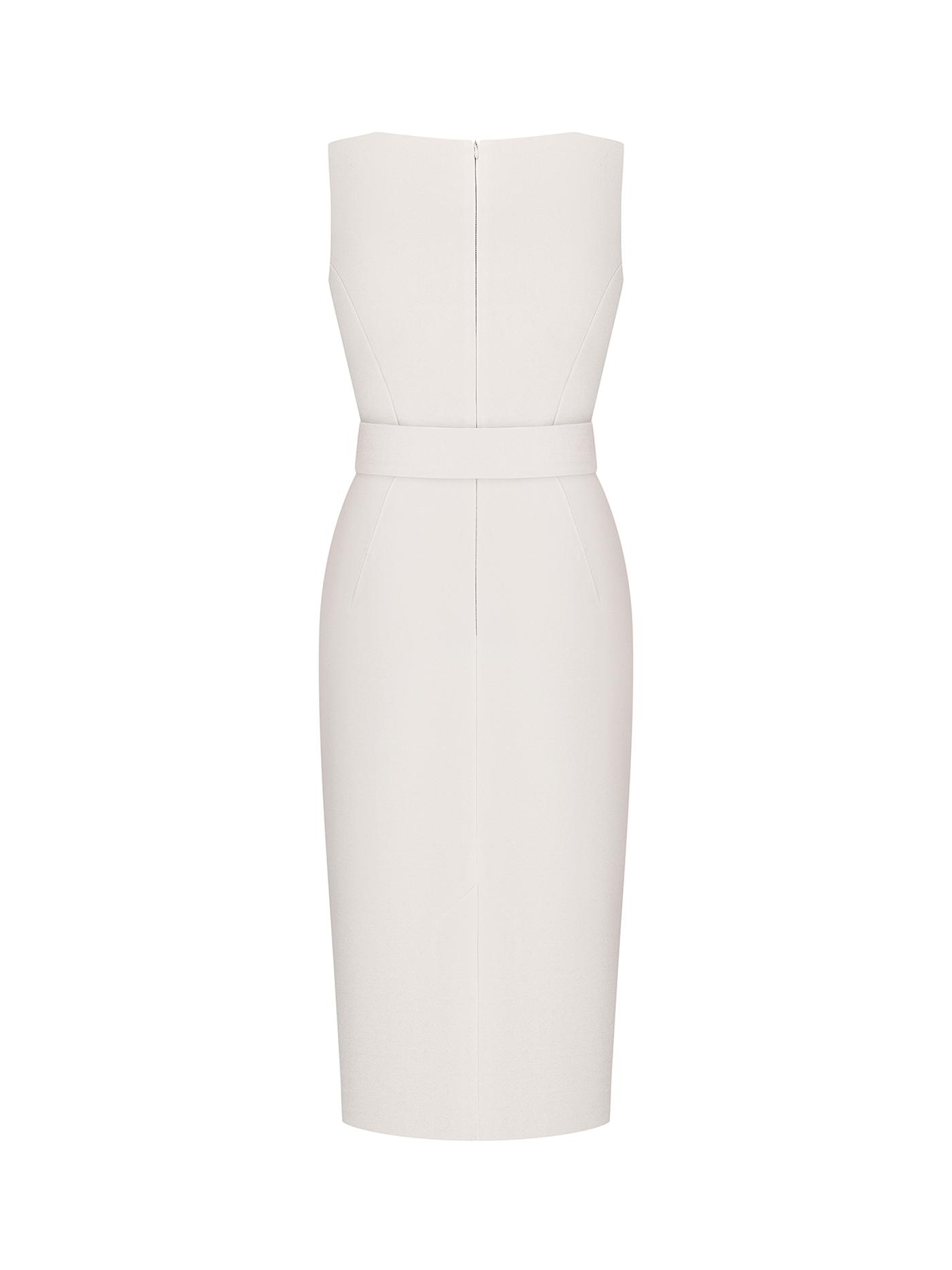 ANASTASIIA IVANOVA White Midi Dress - Image 8
