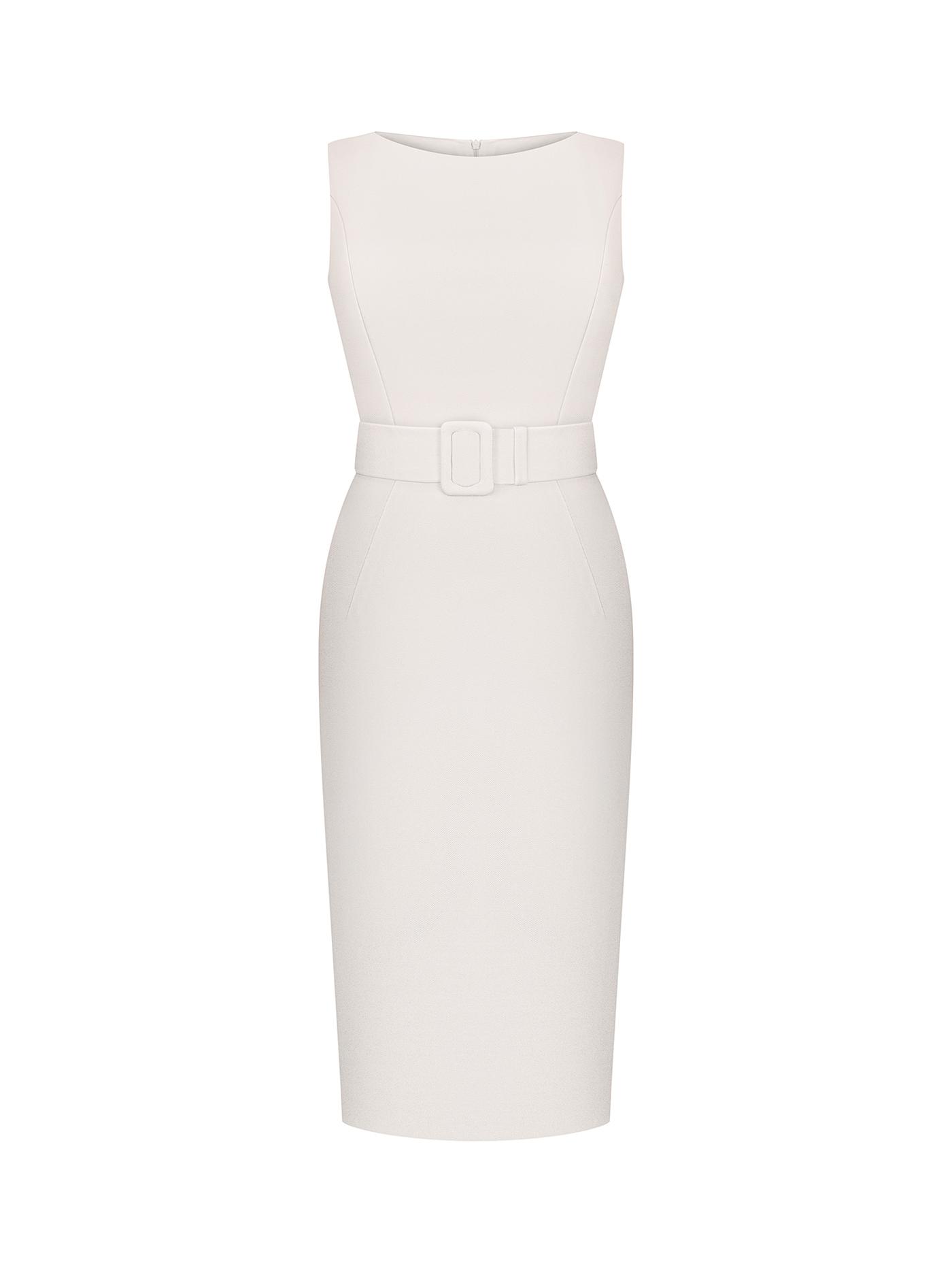 ANASTASIIA IVANOVA White Midi Dress - Image 7