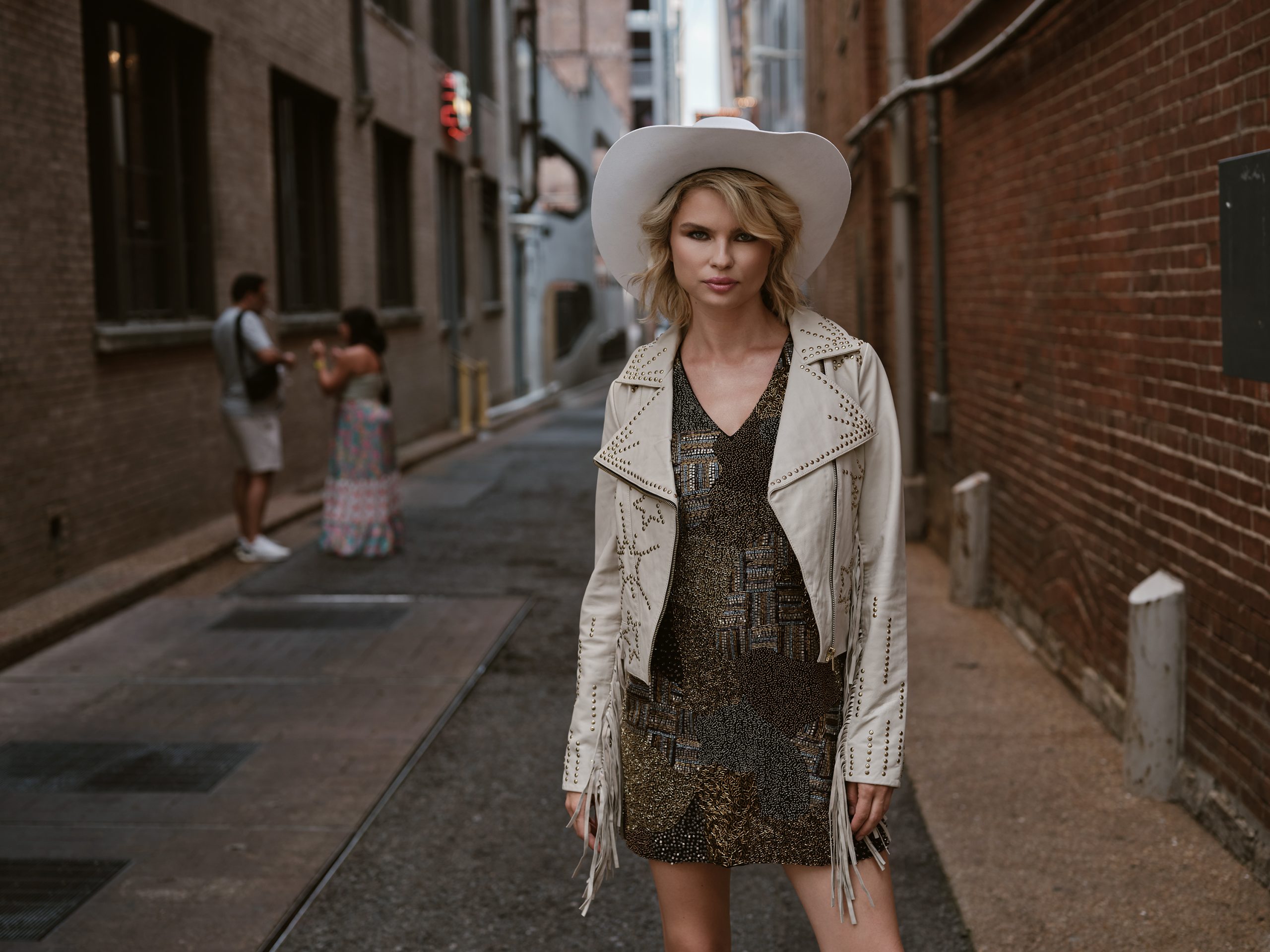 Any Old Iron Ivory/Cream Biker Jacket Jacket/Blazer - Image 4