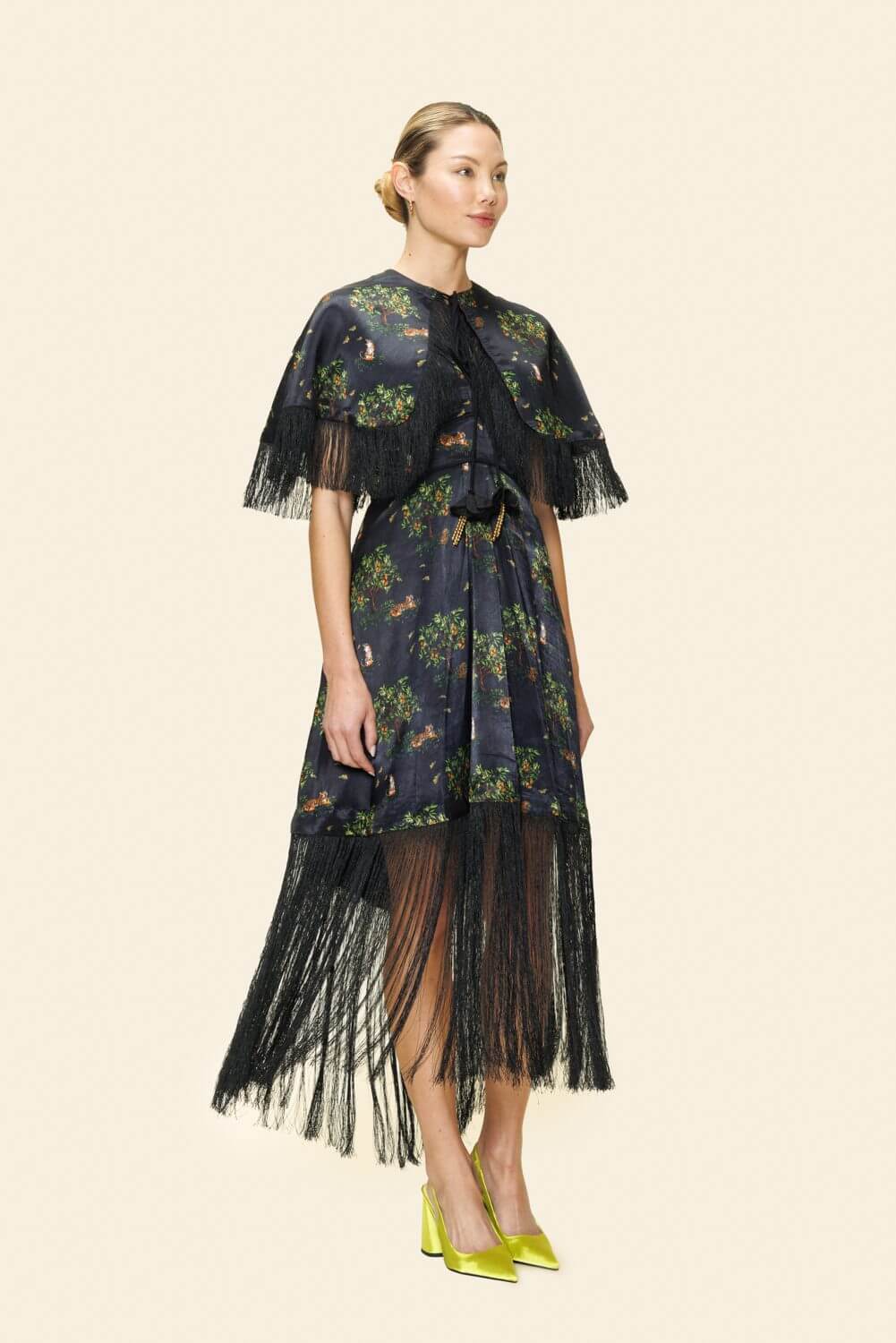 Ashaki Store Black Printed Dress - Image 4