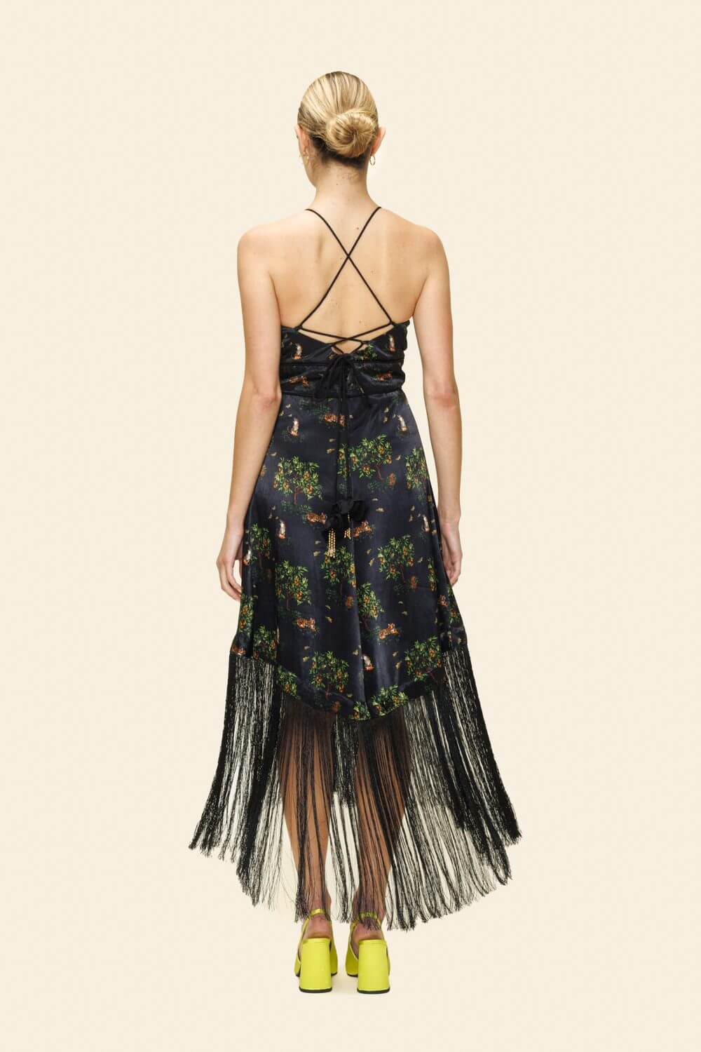 Ashaki Store Black Printed Dress - Image 3