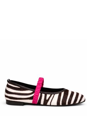 ATHENARA By MARCELA HERNANDEZ Zebra Ballet Flat
