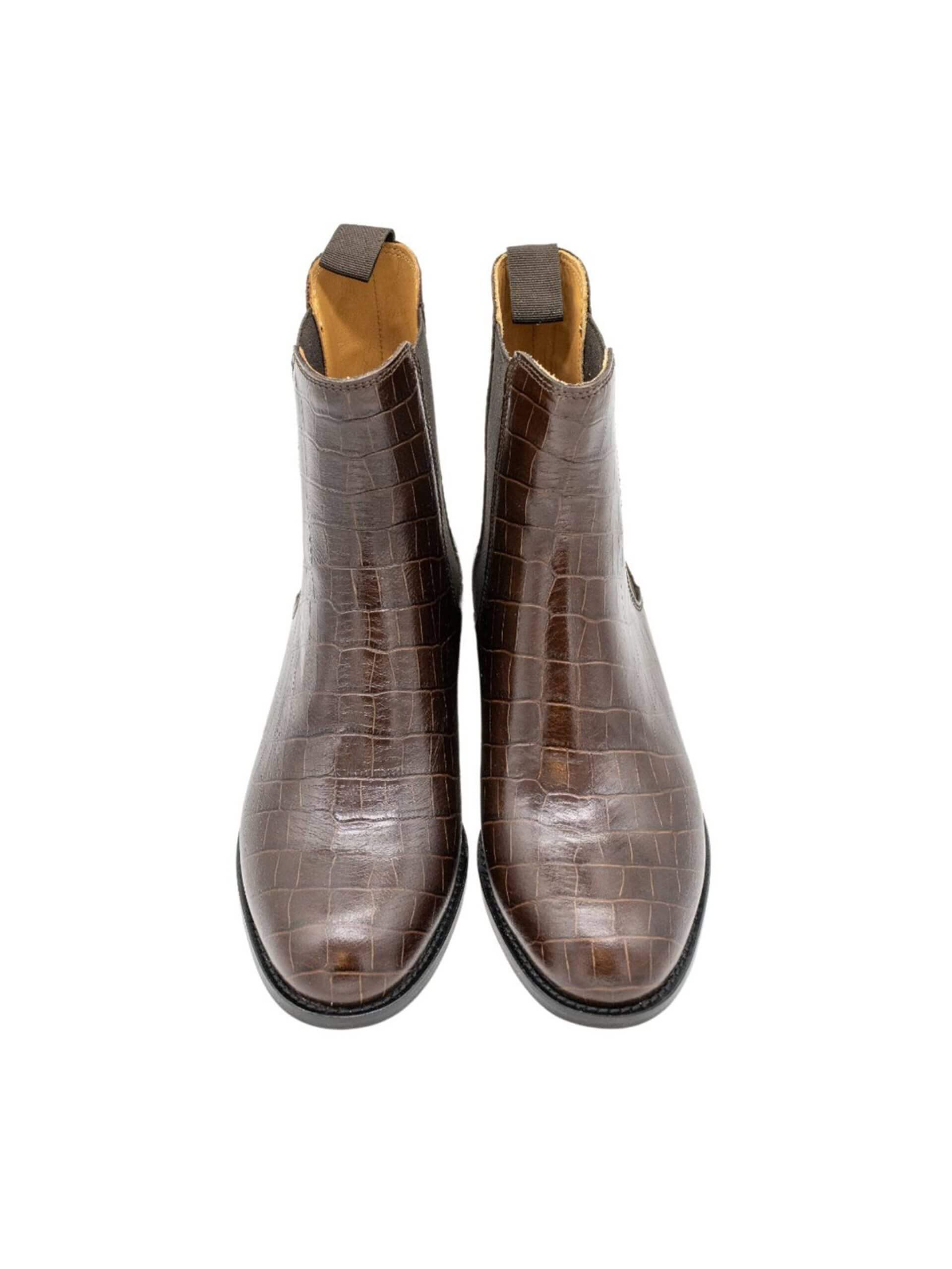 Bellas Brown Flat Boot - Image 4