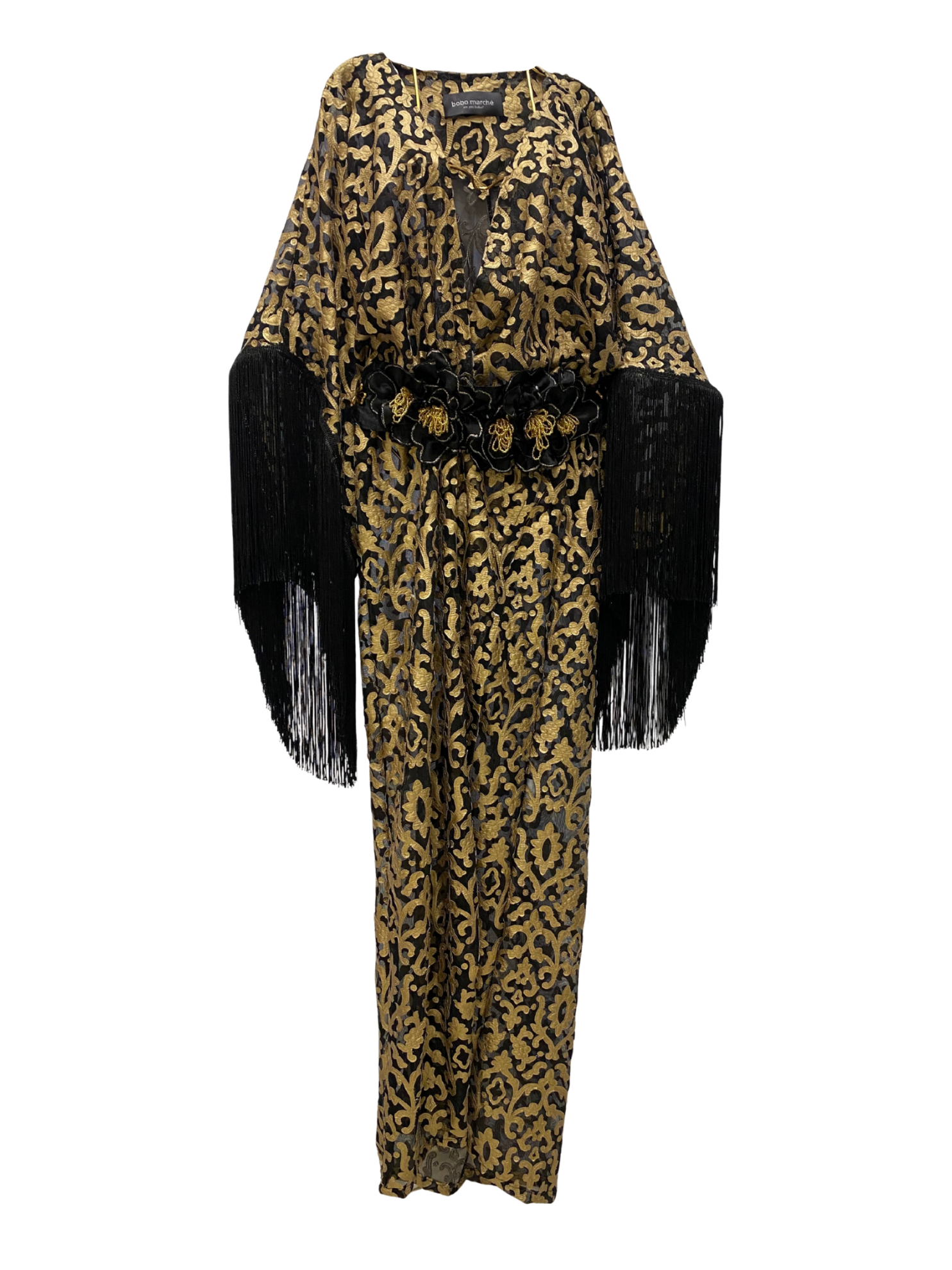 Bobo Marché Gold Gown Dress - Image 3