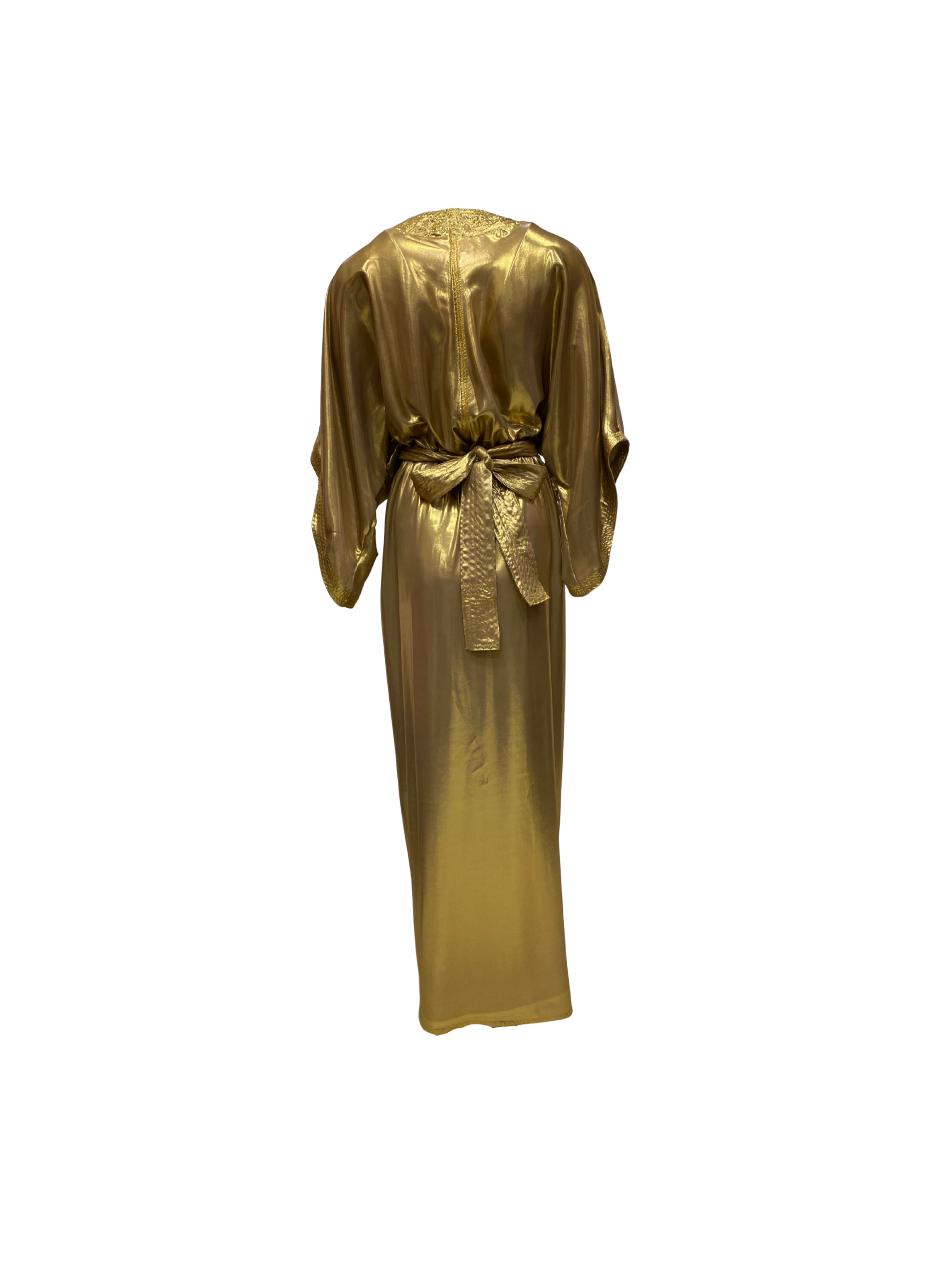 Bobo Marché Gold Gown Dress - Image 3