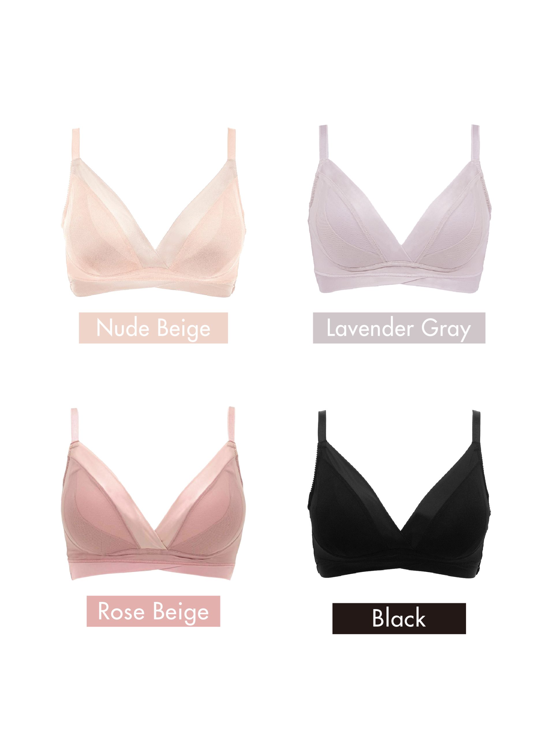 BRADELIS New York Hug Me Wireless Shaping Bra Lavender Gray - Image 7