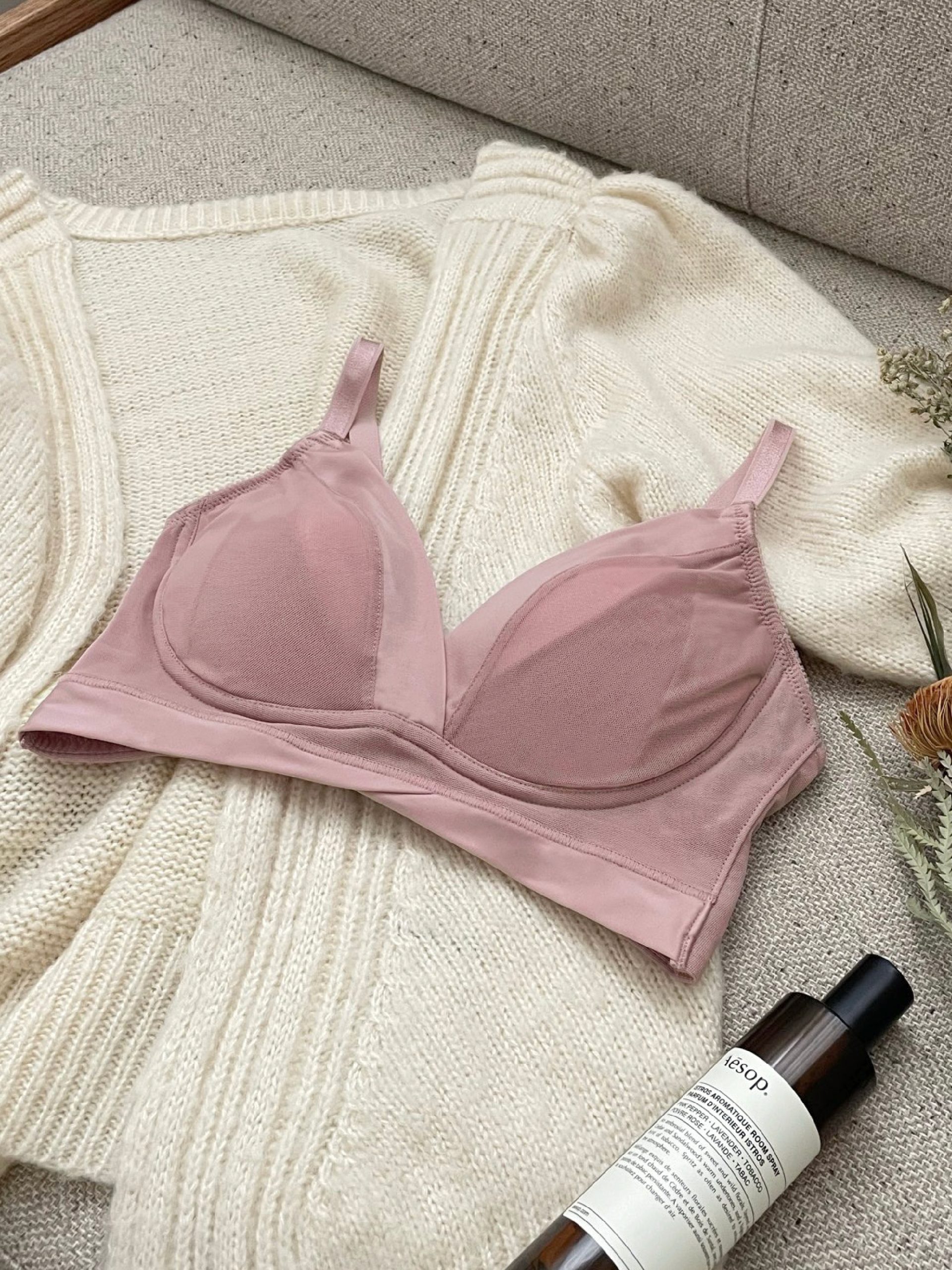 BRADELIS New York Hug Me Wireless Shaping Bra Lavender Gray - Image 3