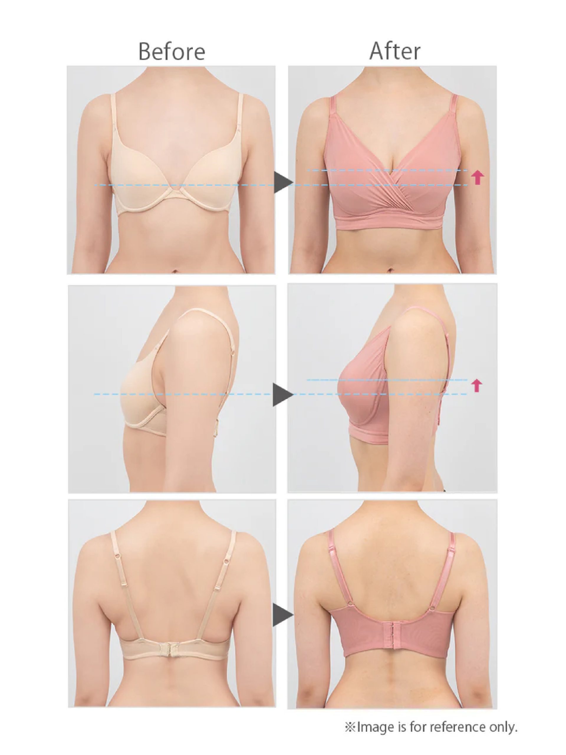 BRADELIS New York Seamless Push-Up Wireless Shaping BraćEcru - Image 5