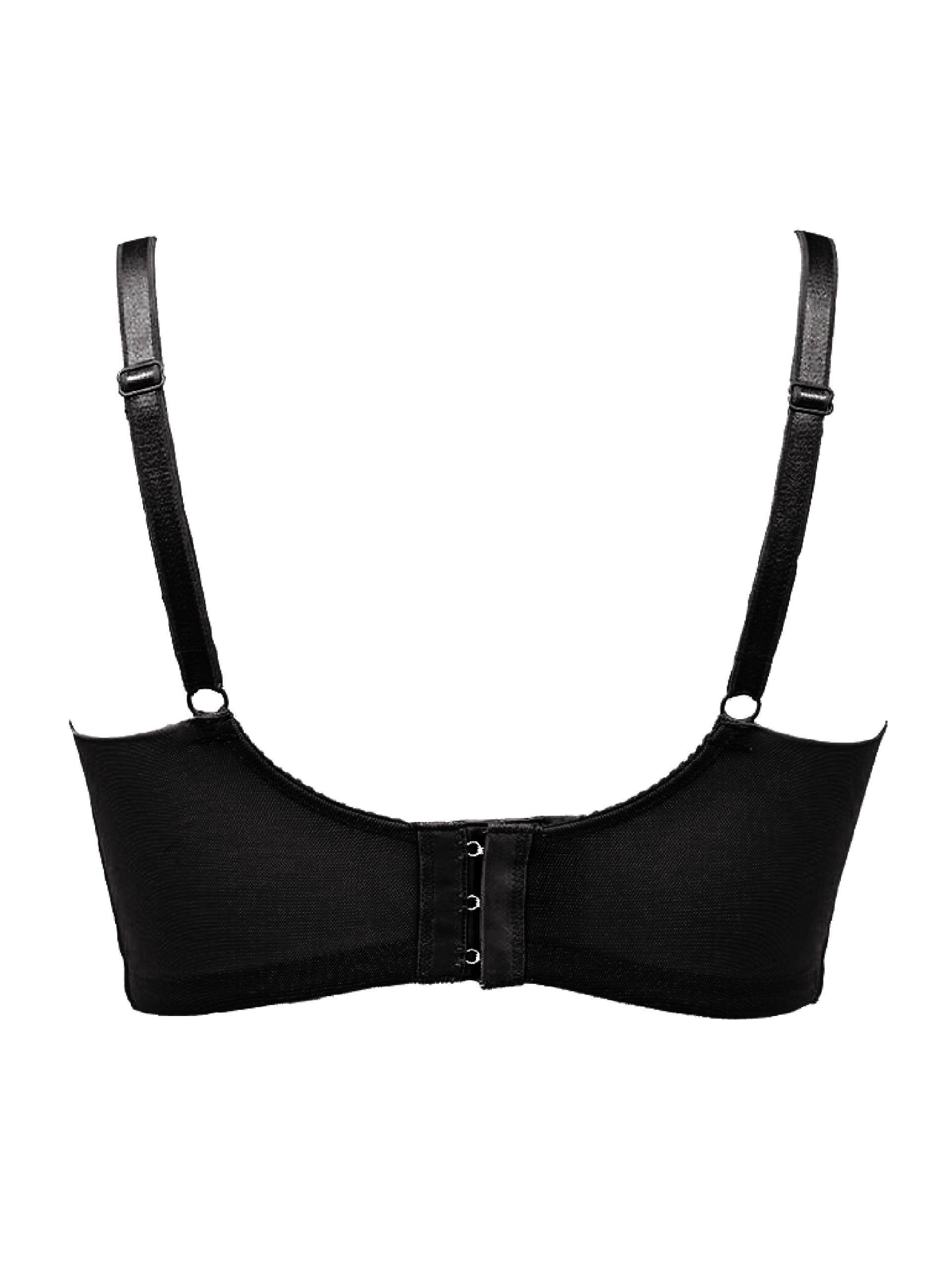 BRADELIS New York Seamless Push-Up Wireless Shaping BraćBlack - Image 2