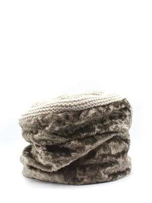 CONSTASY CHAMPAGNE SHINE ECO FUR SNOOD