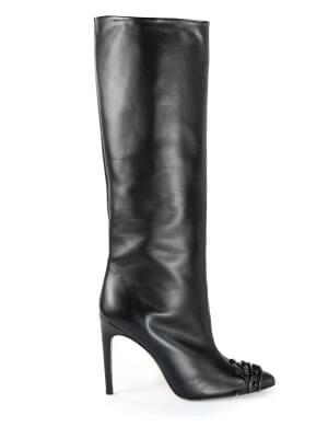 Crown Black High Heel Boot