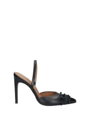 Crown Black High Heel Pump