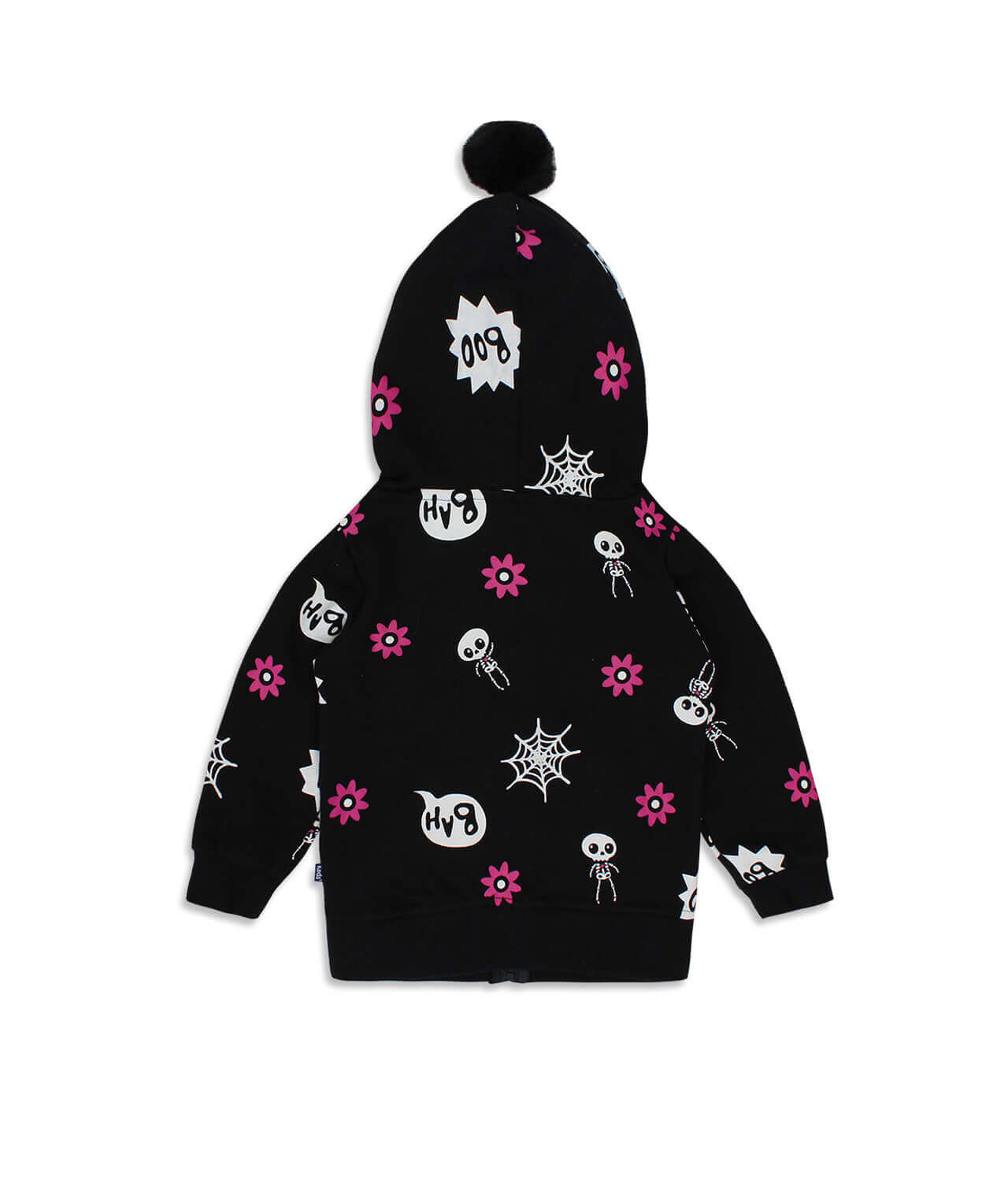 DANIEL SILVERSTAIN x YABAYAY LOS MUERTOS POMPOM HOODIE - Image 2