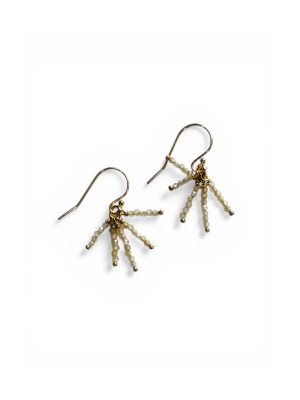 D&T Jewels Green Zircon Earrings