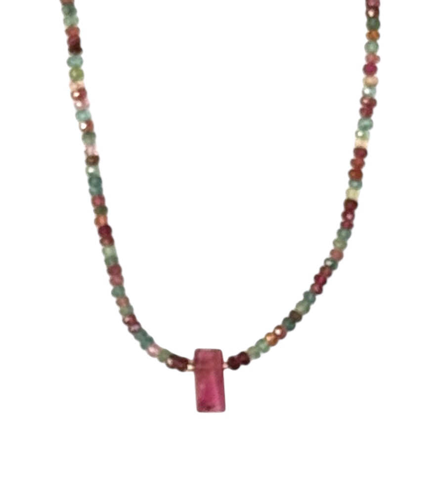 D&T Jewels Multi-Color Tourmaline Necklace - Image 3