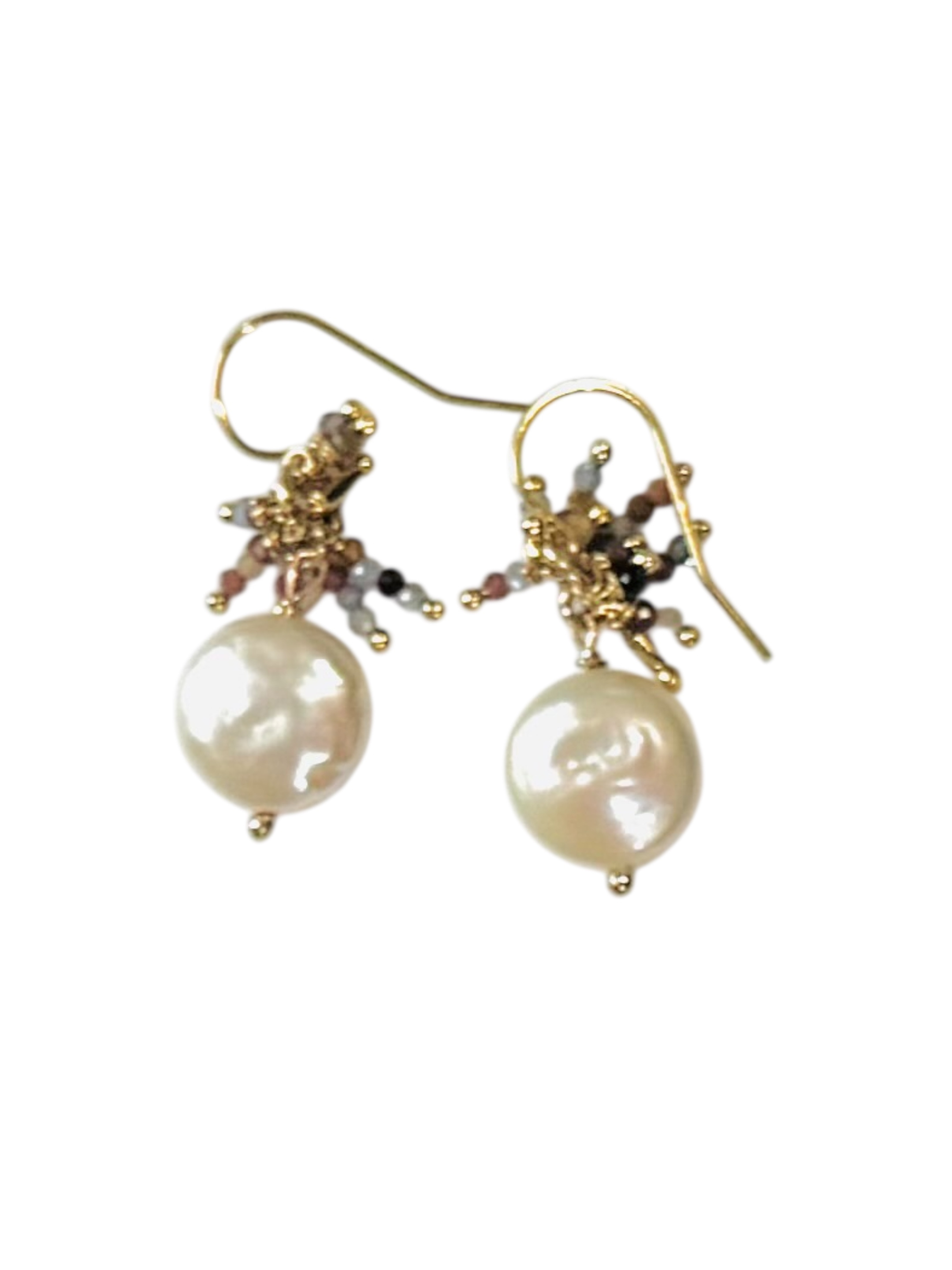 D&T Jewels Multi-Color Sapphire Earrings