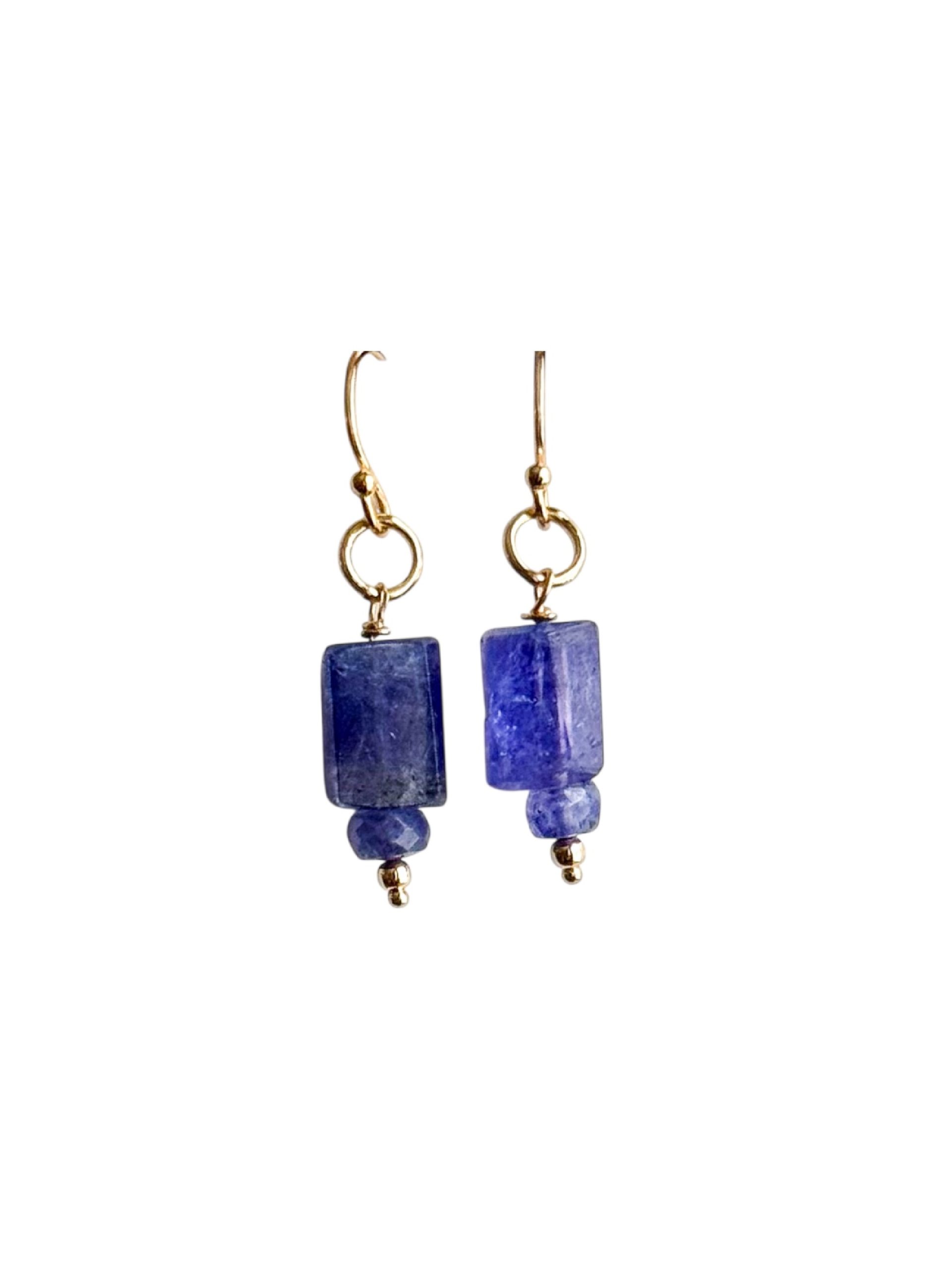 D&T Jewels Purple Tanzanite Earrings
