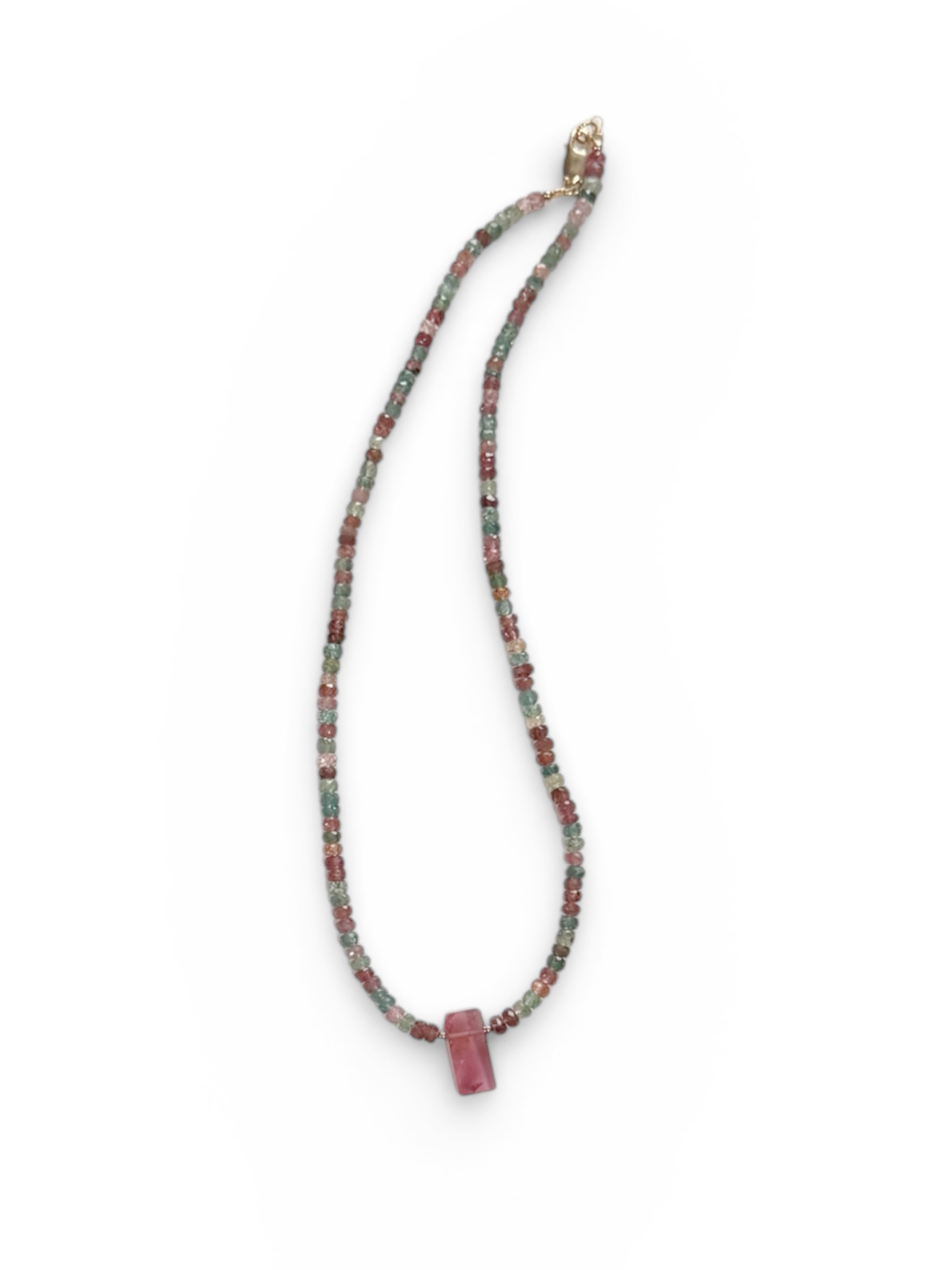 D&T Jewels Multi-Color Tourmaline Necklace