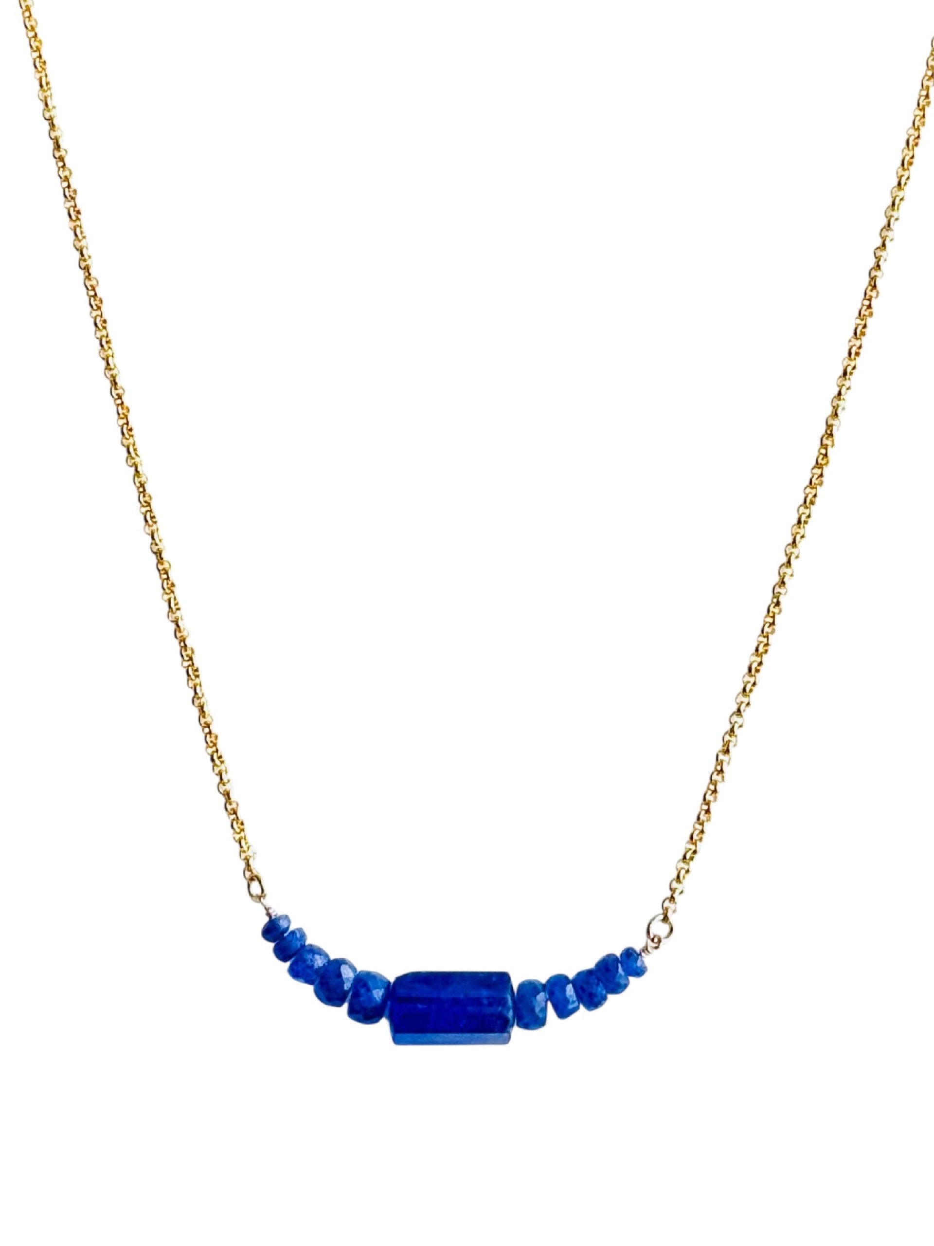 D&T Jewels Purple Tanzanite Necklace