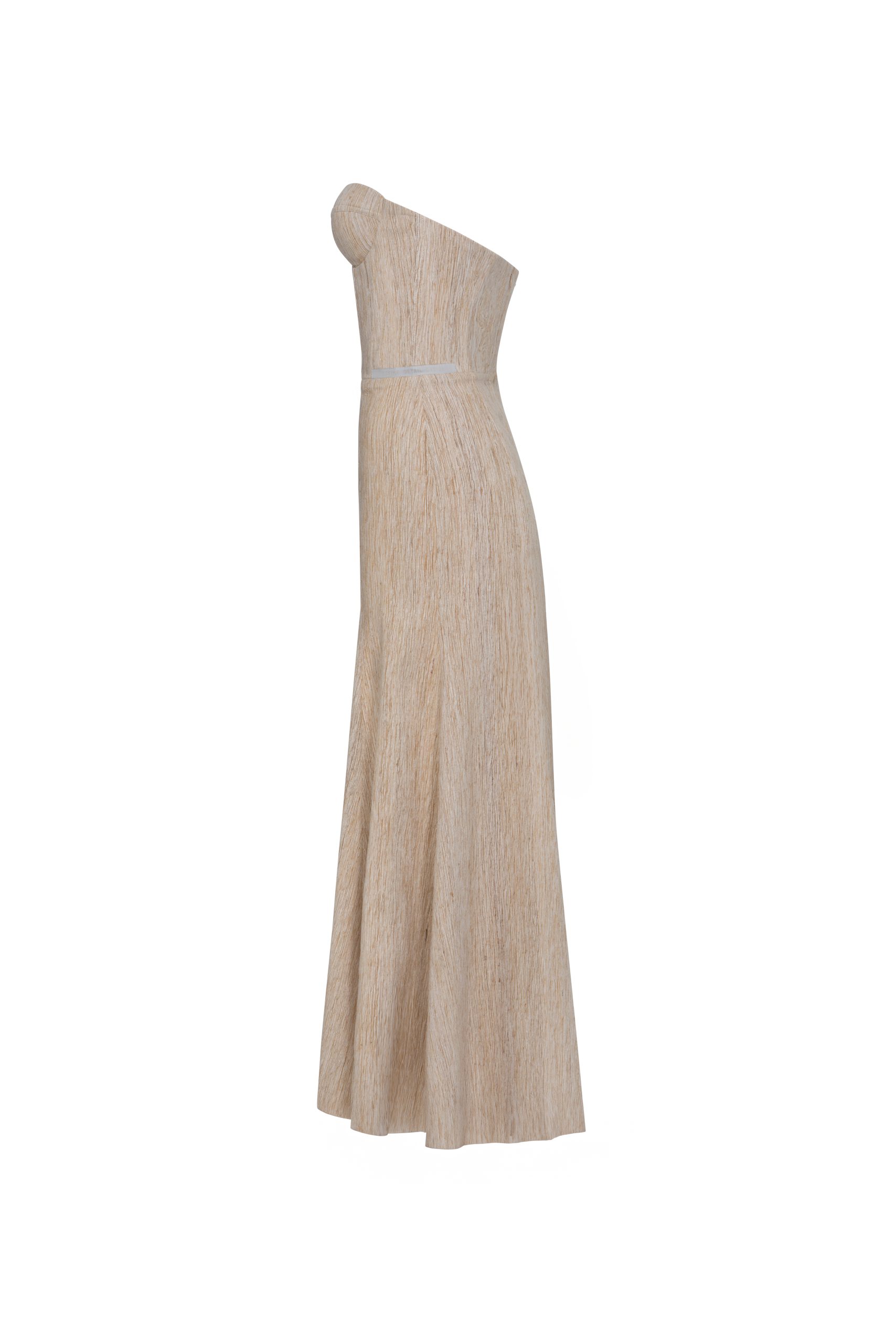 Deuniq Ivory/Cream Gown Dress with Cape - Image 3