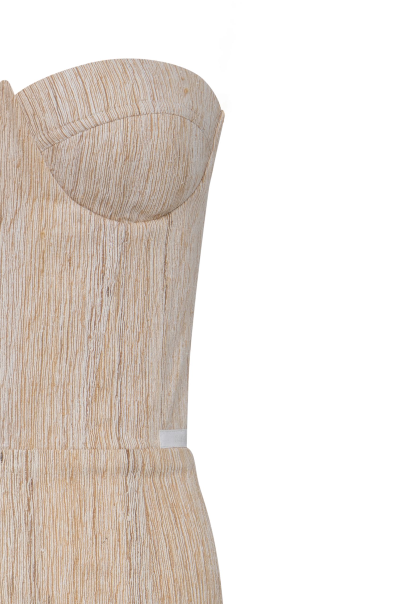 Deuniq Ivory/Cream Gown Dress with Cape - Image 5