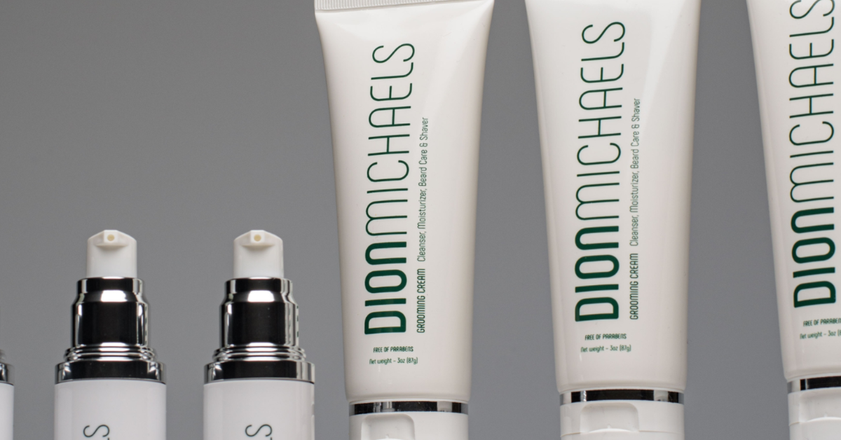dion cosmetics, dion skin care, men's grooming cream for Flying Solo NYC