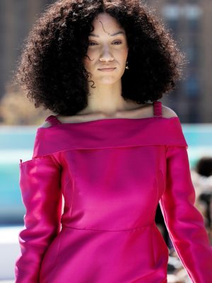 ELENA RUDENKO Khri mini dress fuschia