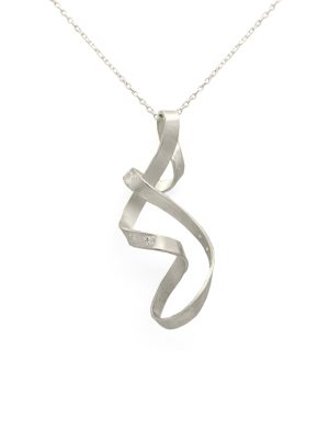 Archi diamond necklace Archi Diamond Necklace Sterling silver made by Francisca Rendic FR Art Jewellery Sydney Australia