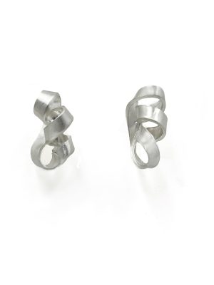 Archi Small earrings in sterling silver made by Francisca Rendic FR Art jewellery Australia