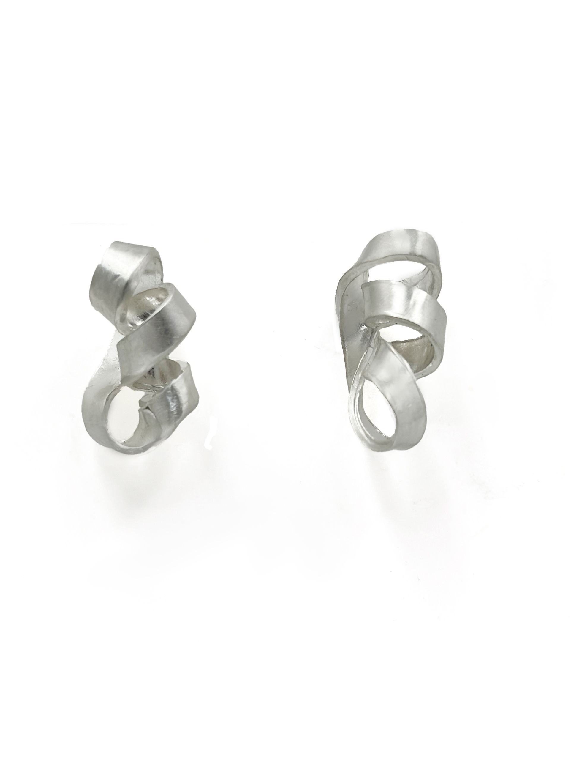 Archi Small earrings in sterling silver made by Francisca Rendic FR Art jewellery Australia