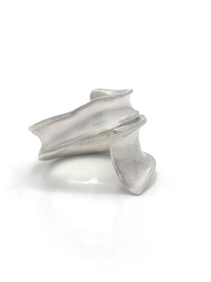 ebb & flow ring concave ring Sterling silver made by Francisca Rendic FR Art Jewellery Sydney Australia