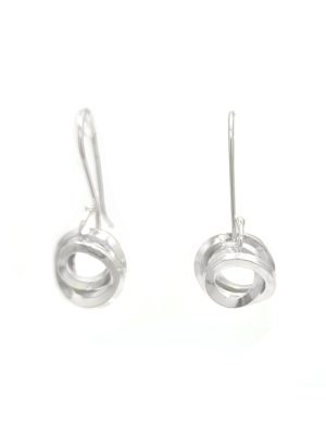 endless earrings Sterling silver made by Francisca Rendic FR Art Jewellery Sydney Australia