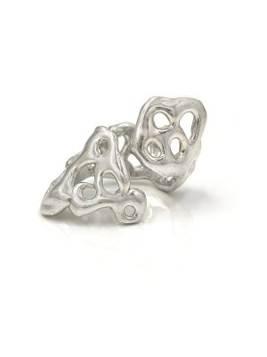 The Glimpse Ring Sterling silver made by Francisca Rendic FR Art Jewellery Sydney Australia