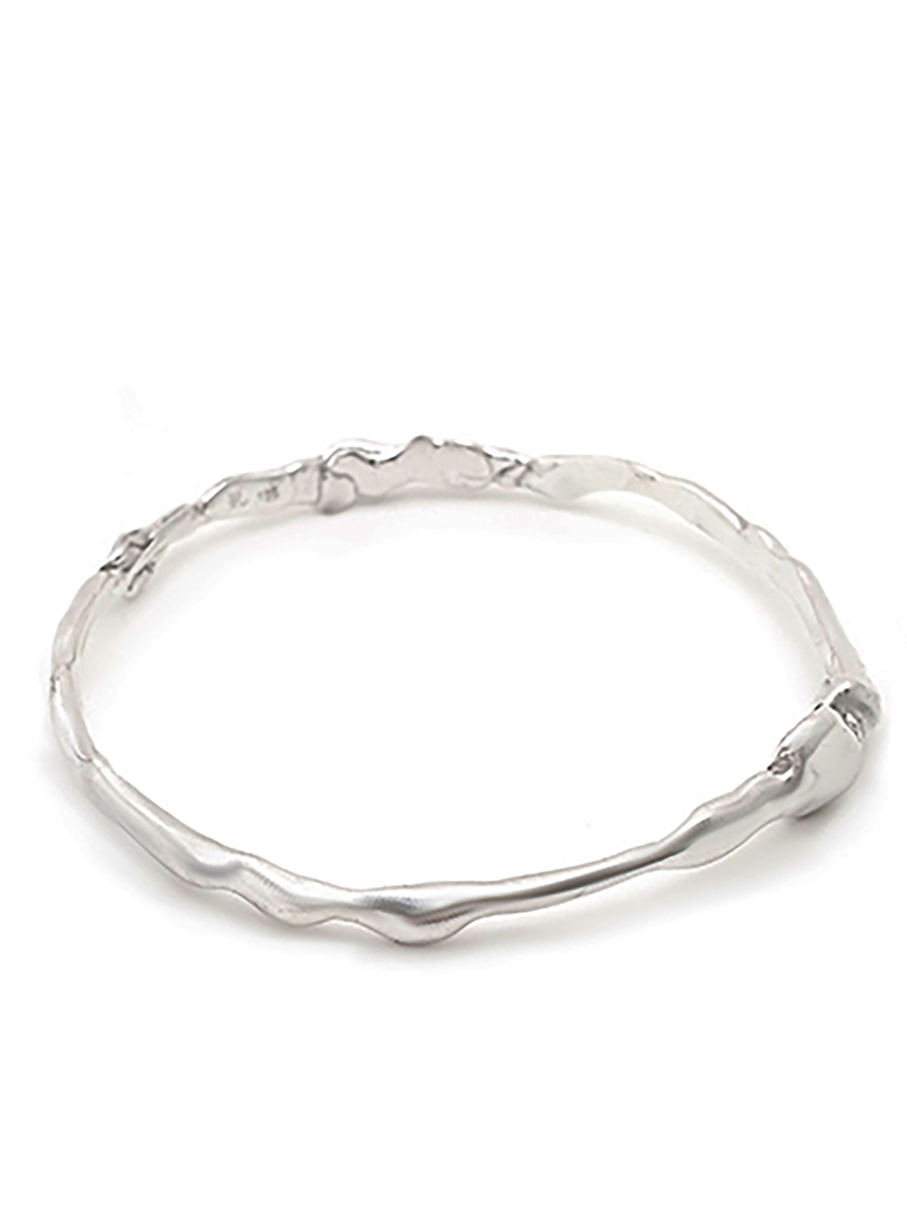 Hoop Bangle in sterling silver made by Francisca Rendic FR Art jewellery Australia