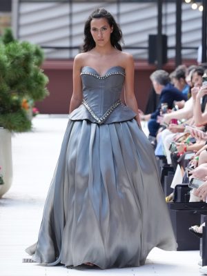 Fierce By AP Grey Gown Dress