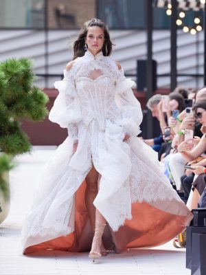 Fierce By AP White Evening Dress