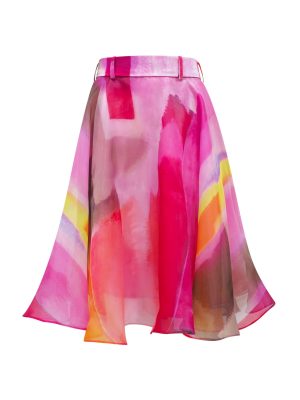 2madison Avenue Bonita AP Pink Organza Short Skirt