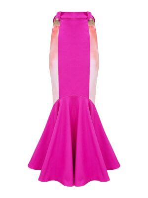 2madison Avenue Bonita AP Pink Mermaid Long Skirt