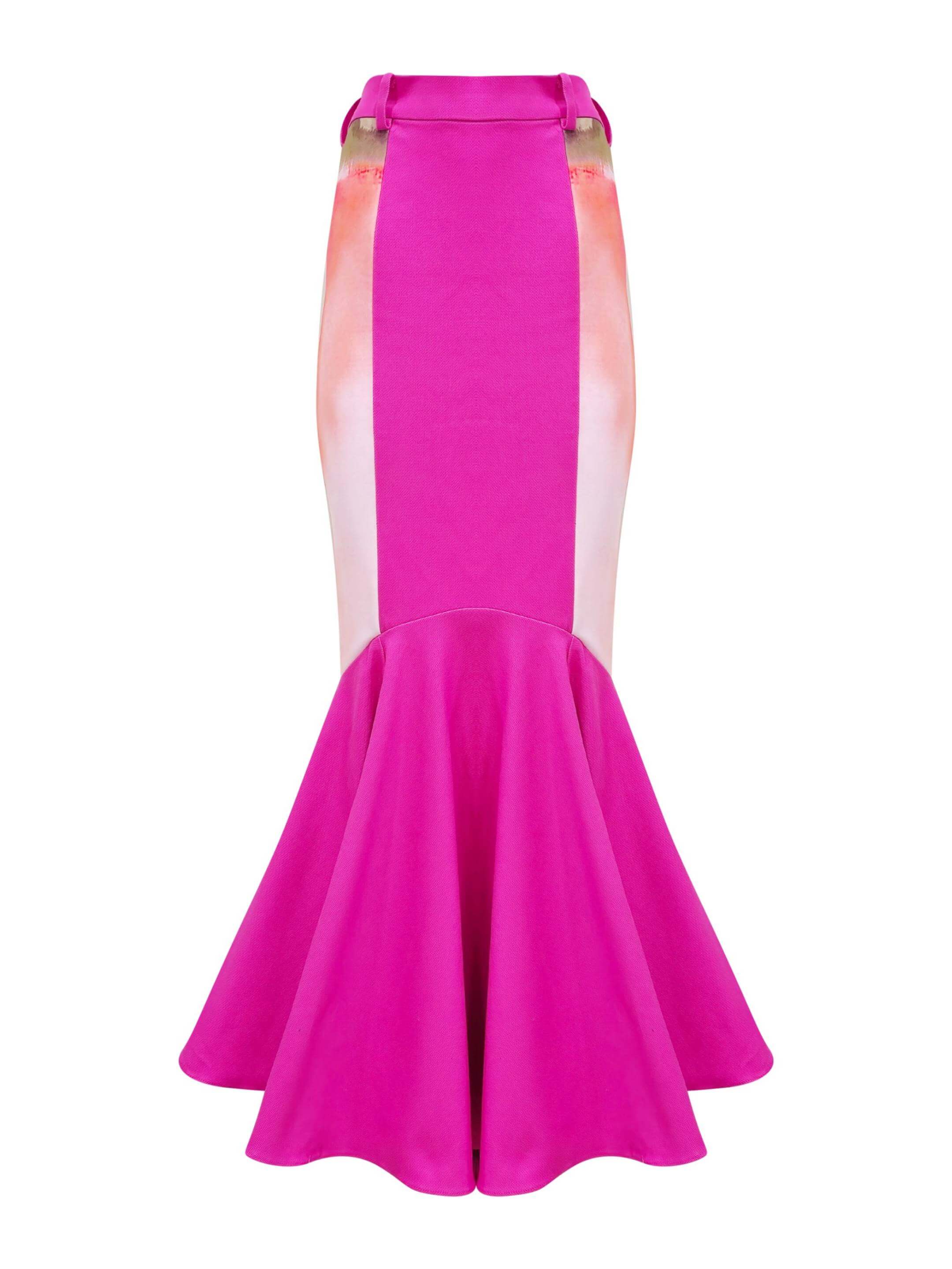 2madison Avenue Bonita AP Pink Mermaid Long Skirt