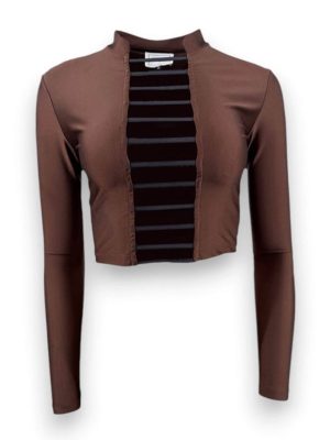 MONZLAPUR Long Sleeve Top Brown