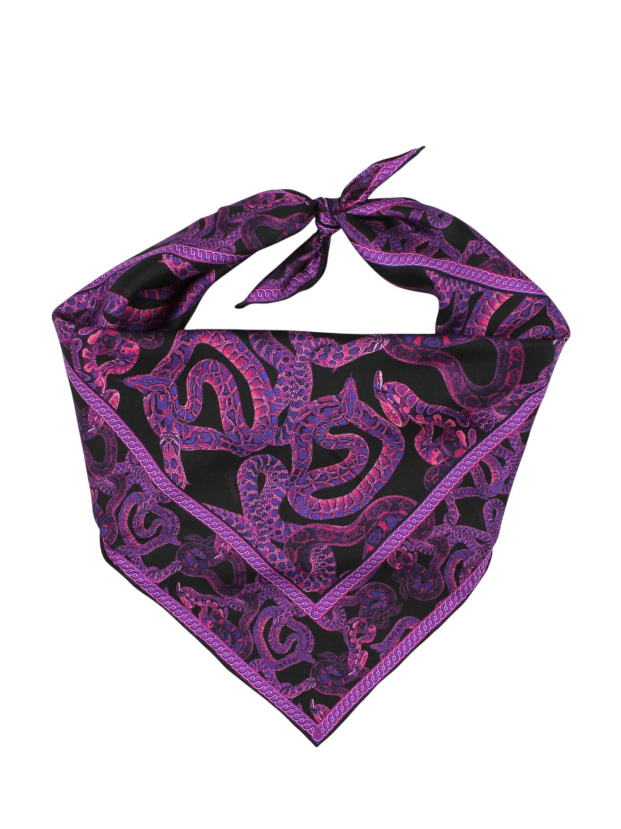 MONZLAPUR Animal Print Silk Scarf