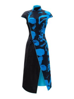Sparkle Collection Blue Midi Dress