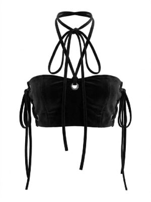 Paper Dolls Collection Black Cropped Top