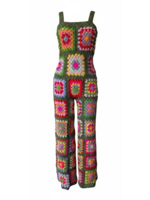 Rainbowdropz Green Romper Jumpsuit