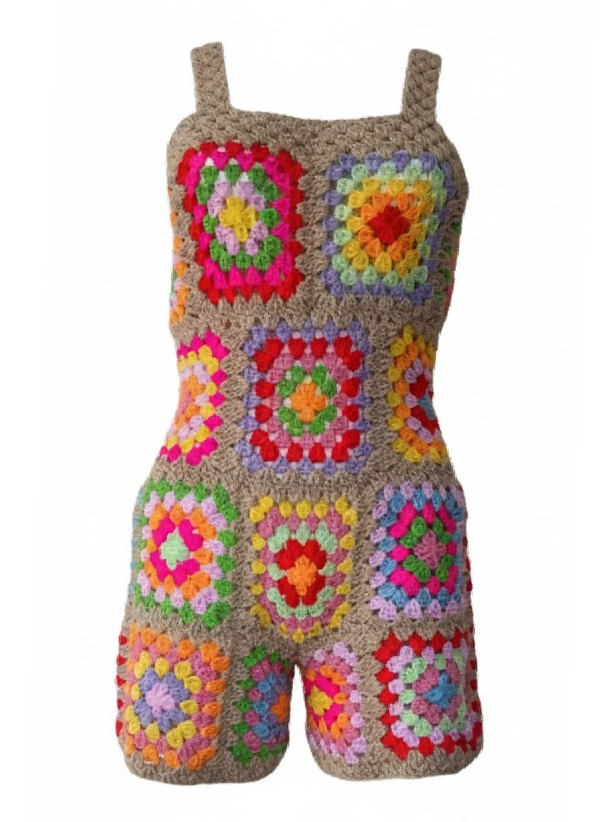 Rainbowdropz Tan/Beige Romper Jumpsuit