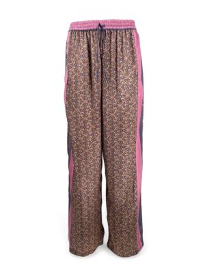 MONZLAPUR Floral Print Wide Leg Pants
