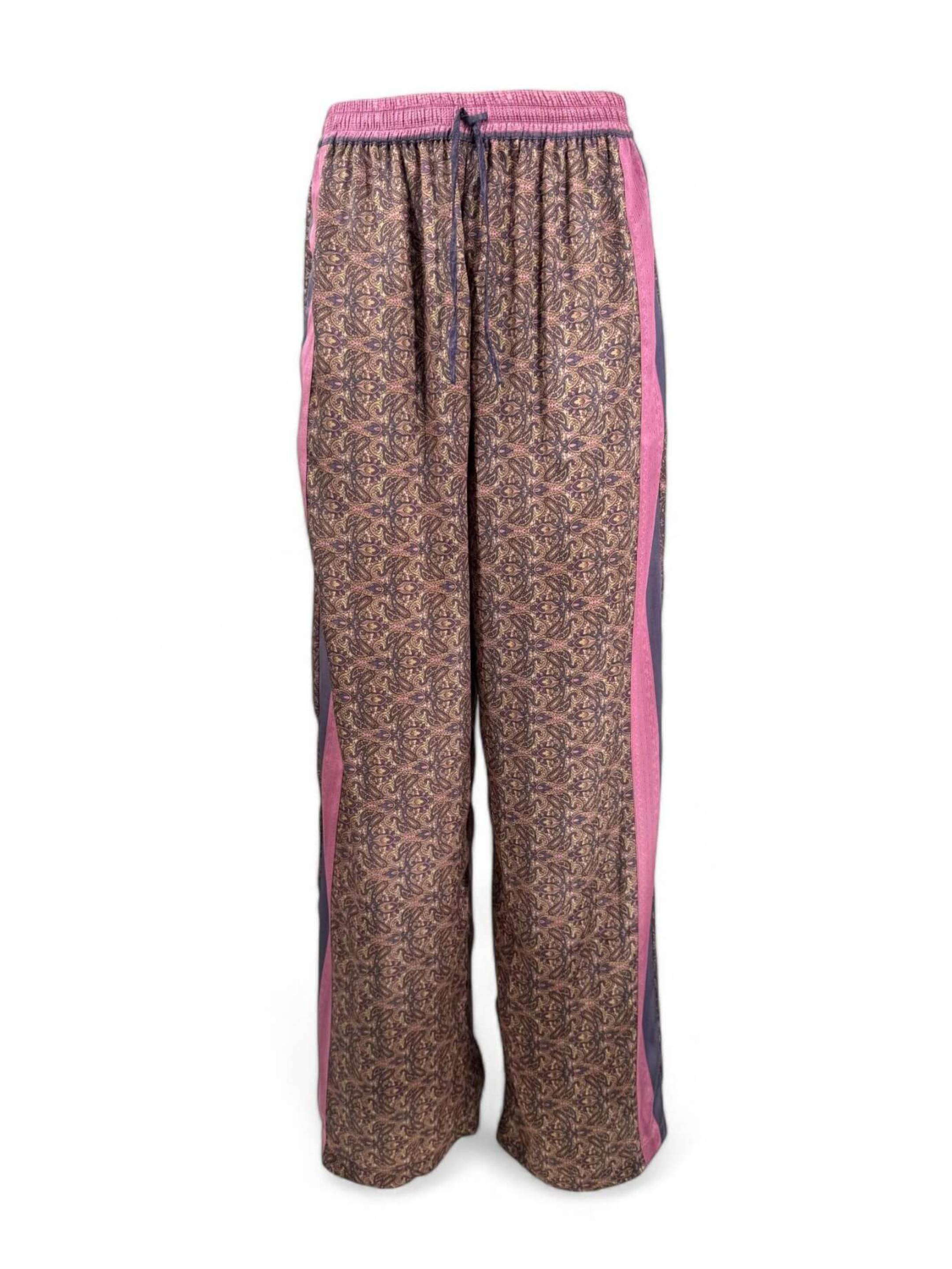 MONZLAPUR Floral Print Wide Leg Pants