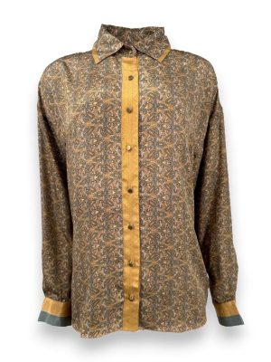 MONZLAPUR Floral Print Long Sleeve Top