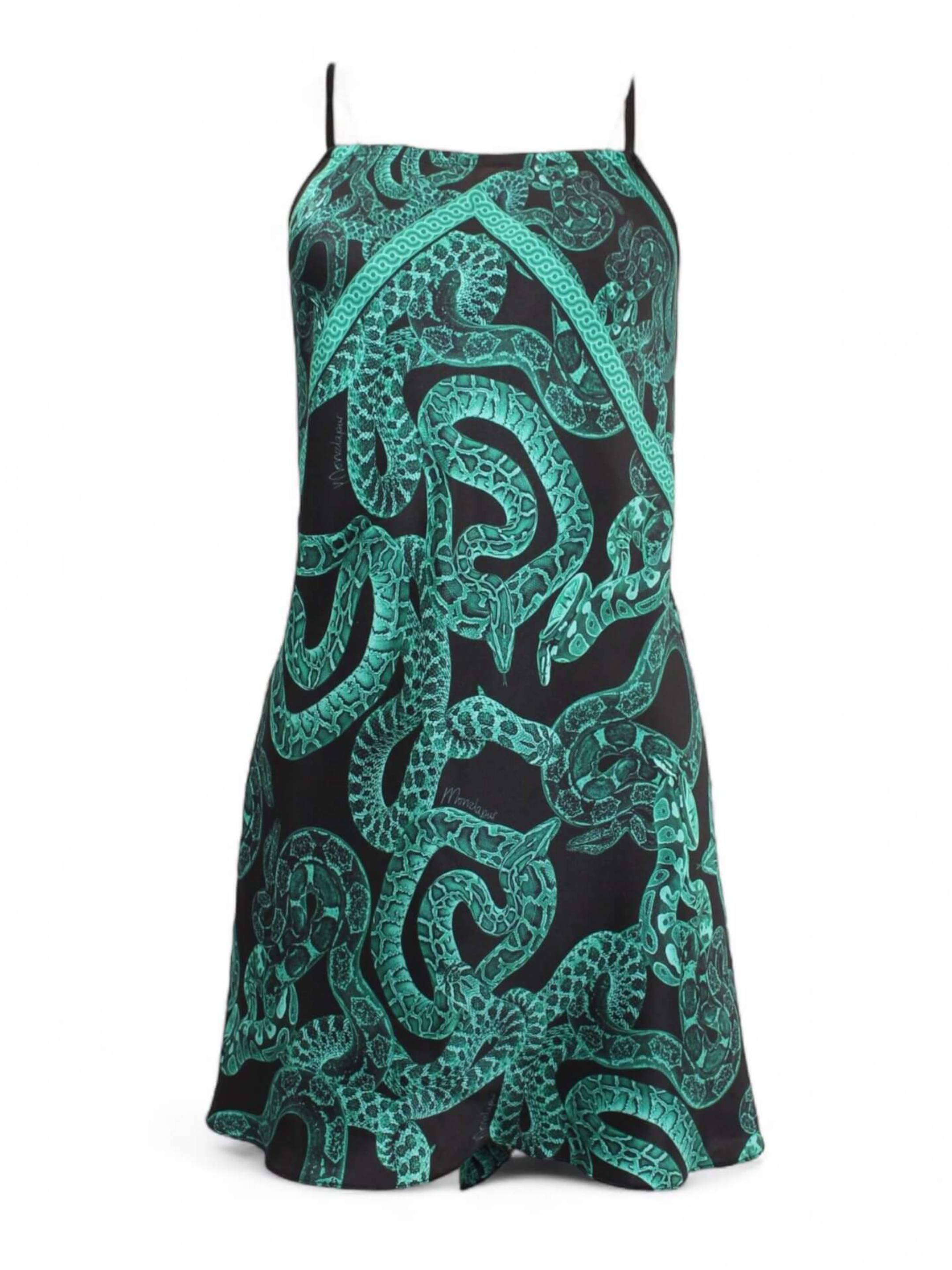 MONZLAPUR Animal Print Cocktail Dress